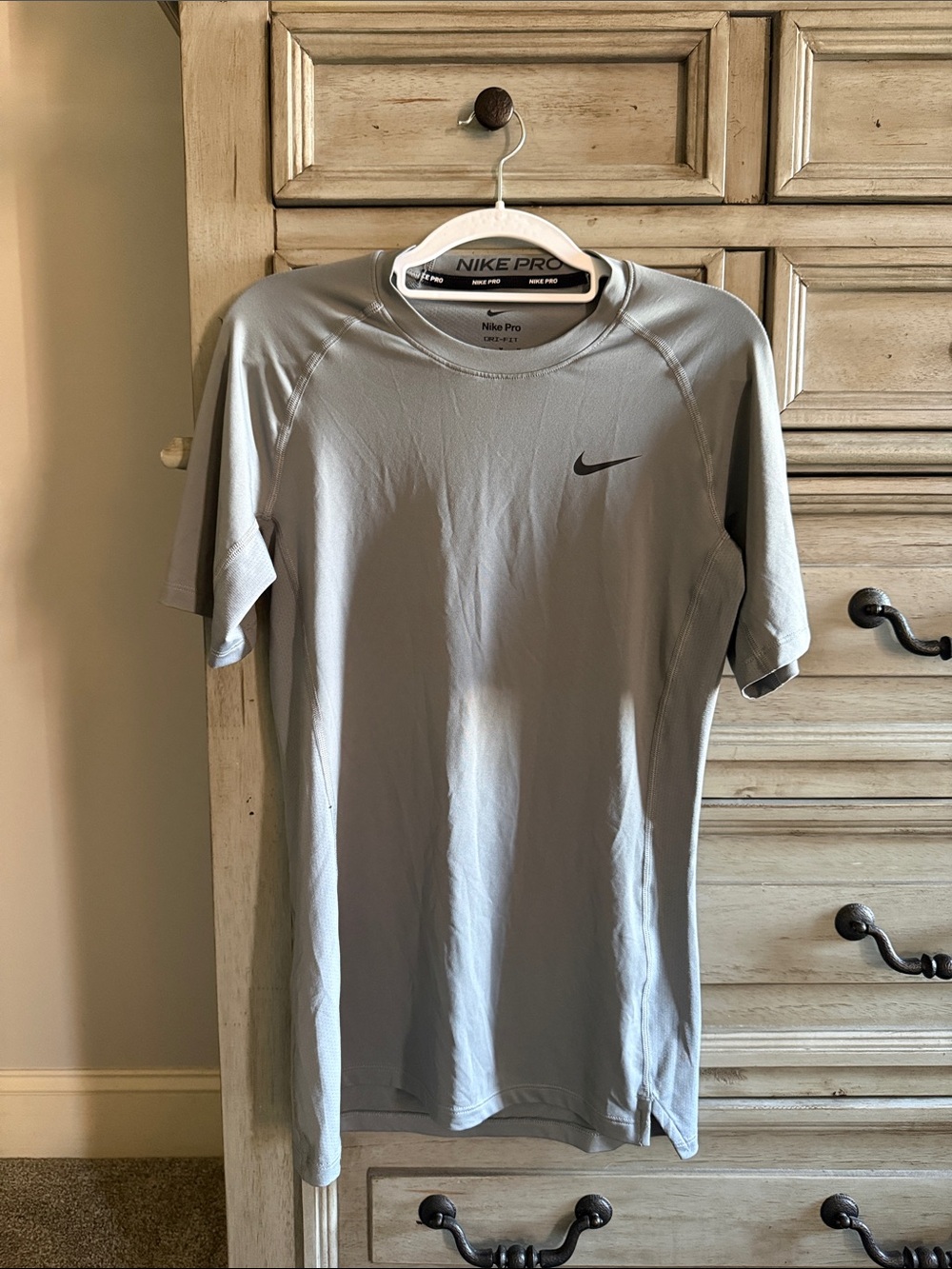 Nike Short Sleeve Tech Tee - Light Gray